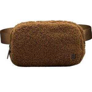 Lululemon Plush Shearling Belt Bag in Brown
